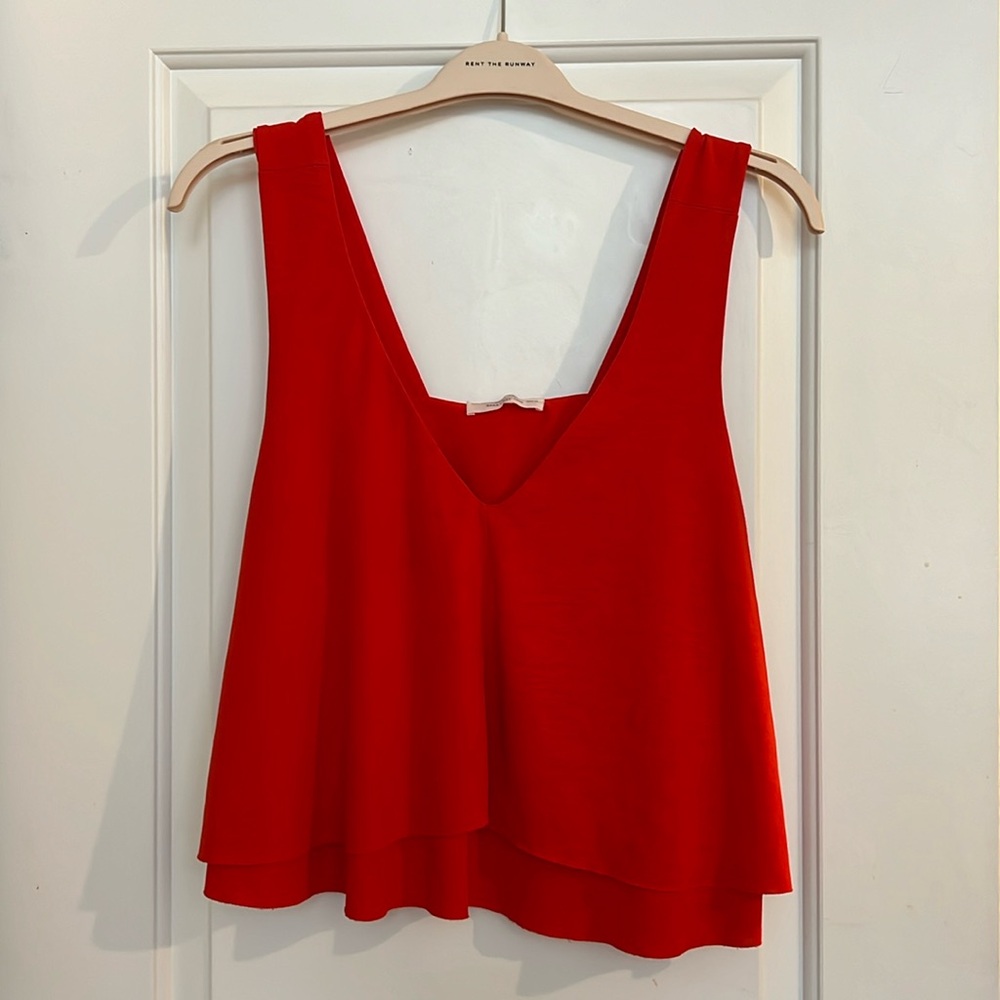 Zara red tank